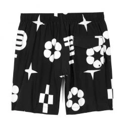 Purple-Brand Swim Shorts - Black Jumbo Monogram - P504 Shop All