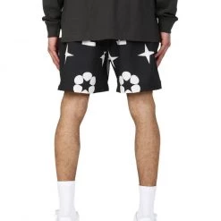 Purple-Brand Swim Shorts - Black Jumbo Monogram - P504 Shop All