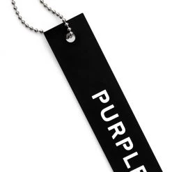 Purple-Brand Swim Shorts - Black Paisley - P504