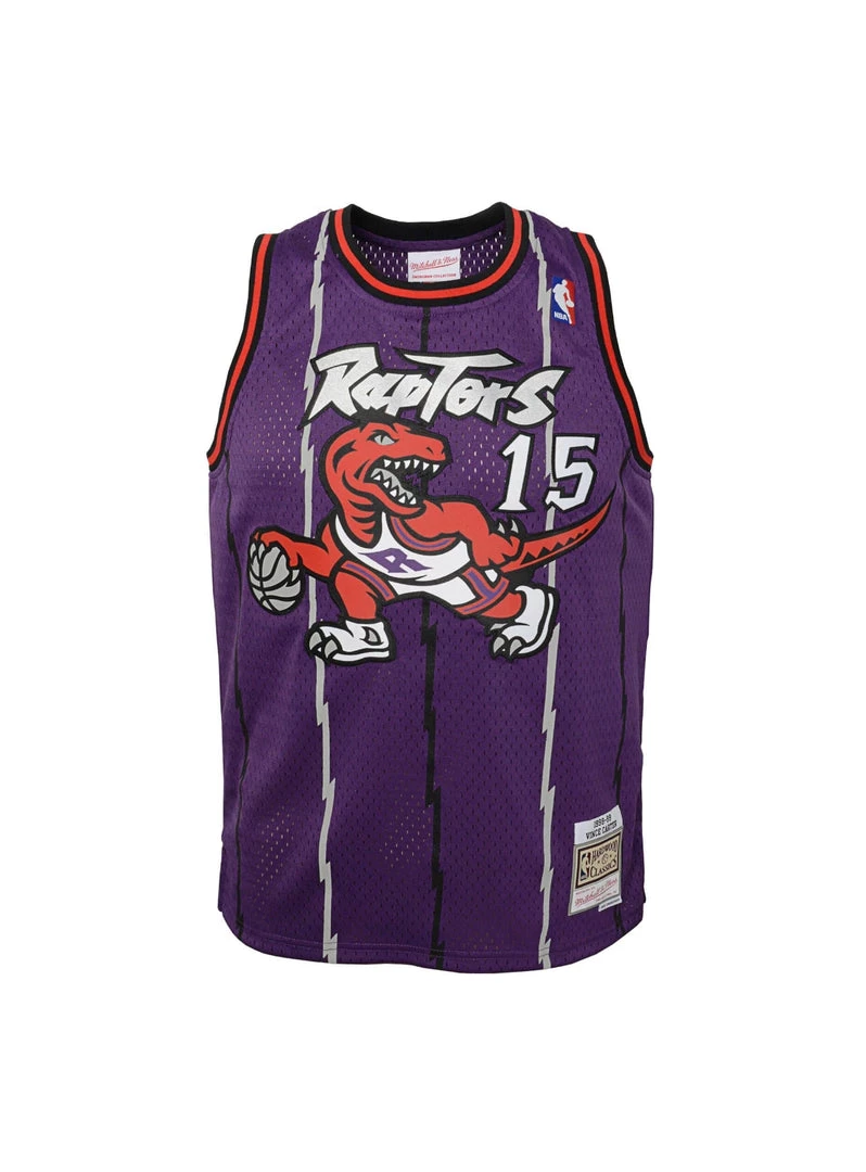 Shop All Kids Mitchell & Ness Jersey - Swingman Vince Carter Toronto Raptors Road 1998-99 - Purple 1 Shop All Kids Mitchell & Ness Jersey - Swingman Vince Carter Toronto Raptors Road 1998-99 - Purple