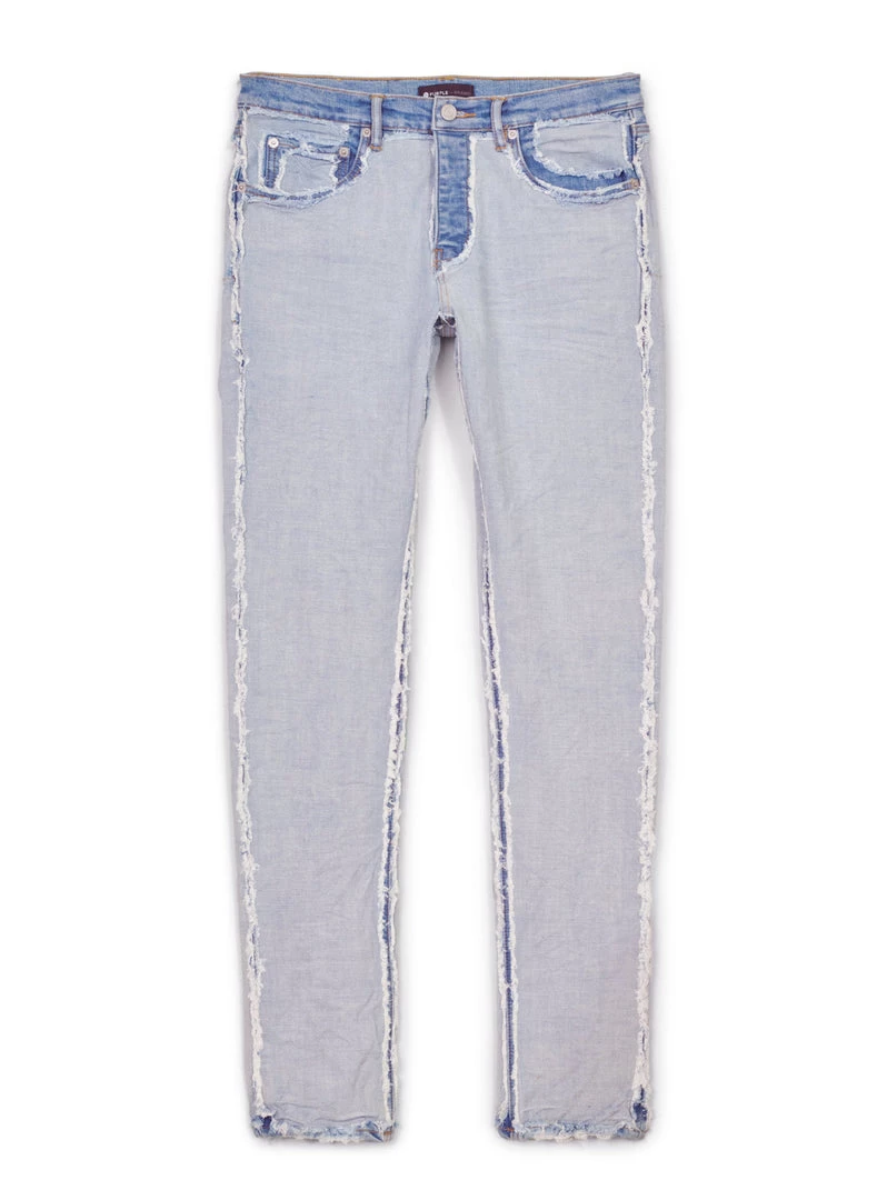 Purple-Brand Jeans - Inside Out Light Indigo Fray - P001 4 Purple-Brand Jeans - Inside Out Light Indigo Fray - P001