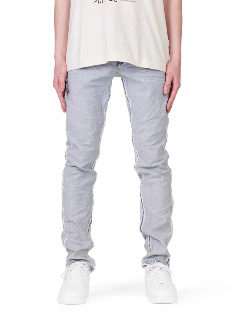 Purple-Brand Jeans - Inside Out Light Indigo Fray - P001 1 Purple-Brand Jeans - Inside Out Light Indigo Fray - P001