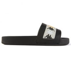 Shop All Kappa Slides - 222 Banda Adam 18 - Black-Grey-Yellow - 33195MW
