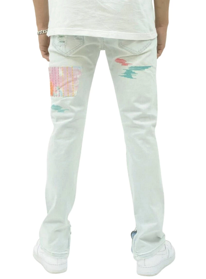 Capital Denim Jeans - Drip Trip - Ice Blue Wash - CPTL40 2 Capital Denim Jeans - Drip Trip - Ice Blue Wash - CPTL40