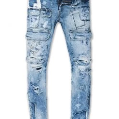 Shop All Jordan Craig Jeans - Destroyed Patch - Destroyed Blue - JT3495