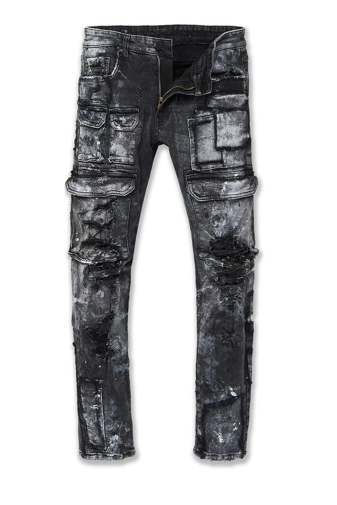 Jordan Craig Jeans - Destroyed Patch - Vintage Black - JT3495 Shop All
