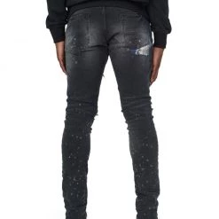 Purple-Brand Jeans - Bandana Patch Pocket Black - P001 Shop All