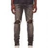 Purple-Brand Jeans - Grey Dirty Blowout - P002