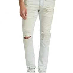 Shop All Purple-Brand Jeans - Light Indigo Distressed - P001