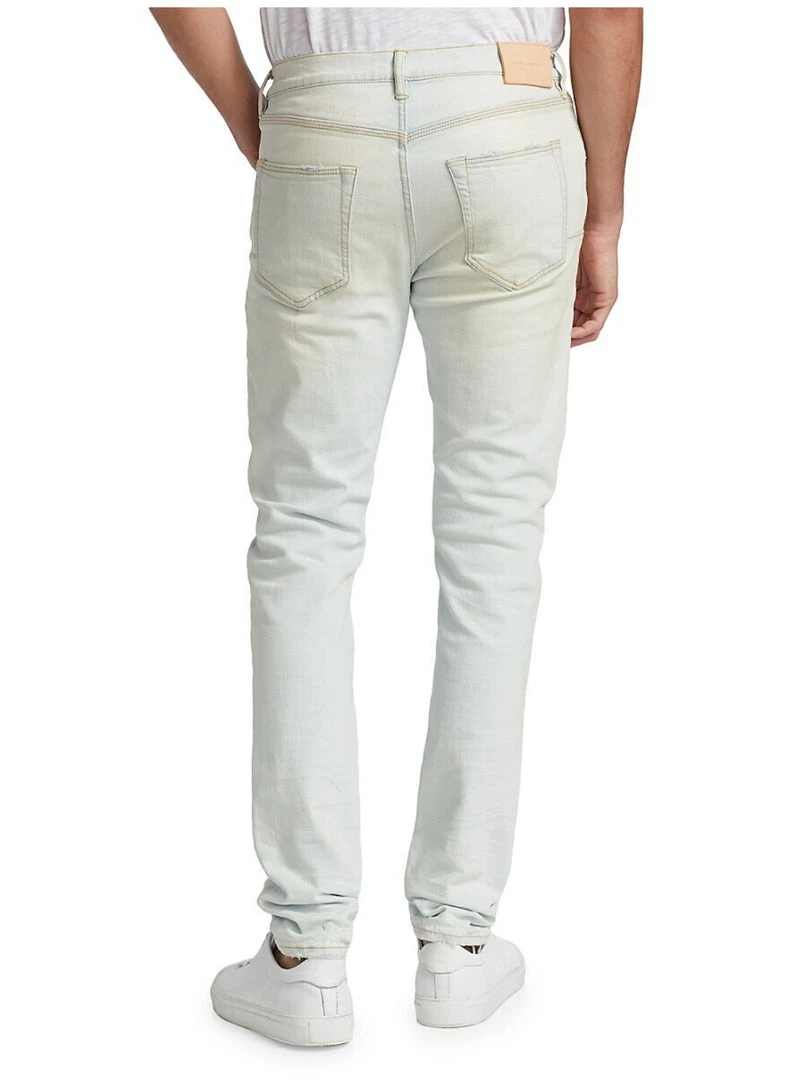 Shop All Purple-Brand Jeans - Light Indigo Distressed - P001 3 Shop All Purple-Brand Jeans - Light Indigo Distressed - P001