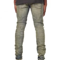 Shop All Purple-Brand Jeans - Dirty Vintage Overdyed Olive Drab - P001