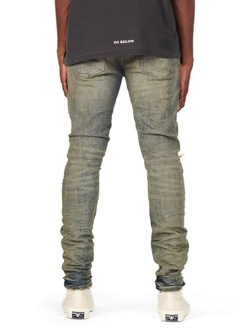 Shop All Purple-Brand Jeans - Dirty Vintage Overdyed Olive Drab - P001 2 Shop All Purple-Brand Jeans - Dirty Vintage Overdyed Olive Drab - P001