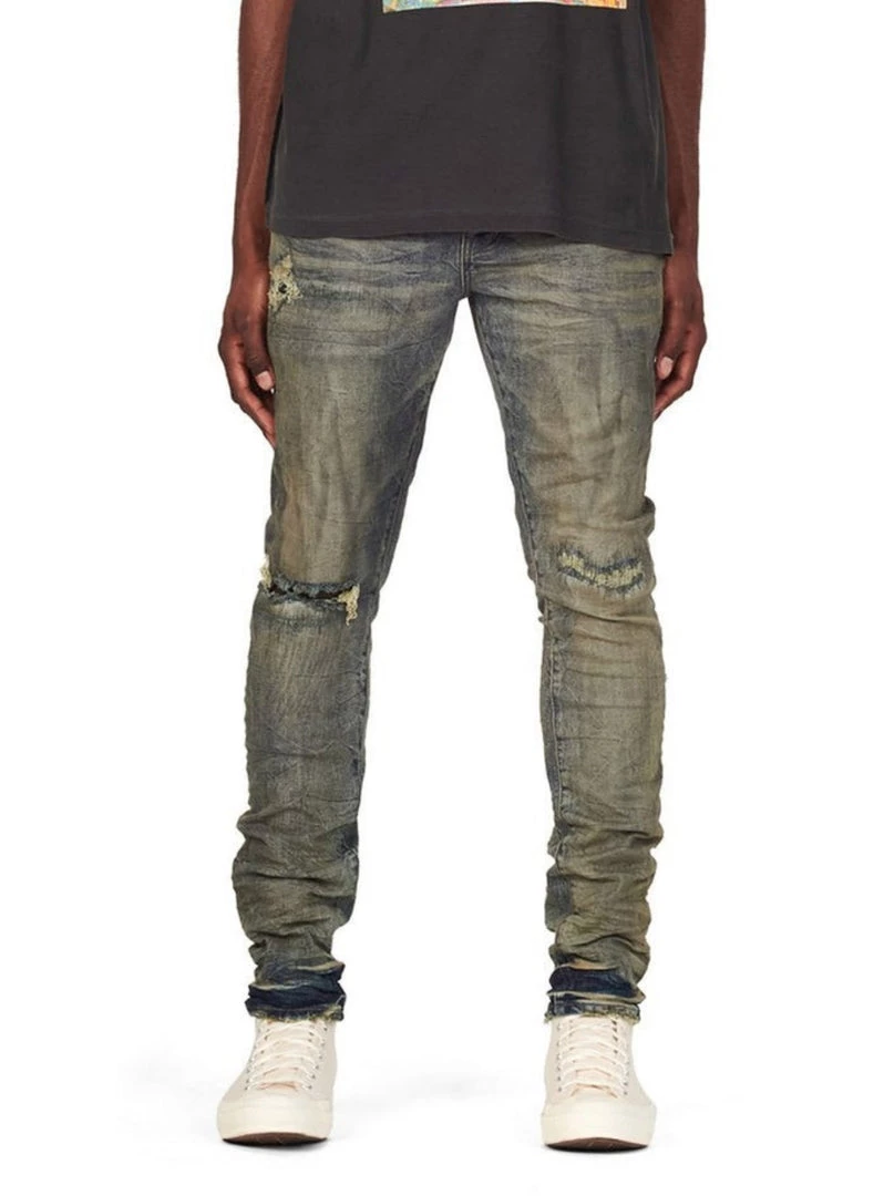 Shop All Purple-Brand Jeans - Dirty Vintage Overdyed Olive Drab - P001 1 Shop All Purple-Brand Jeans - Dirty Vintage Overdyed Olive Drab - P001