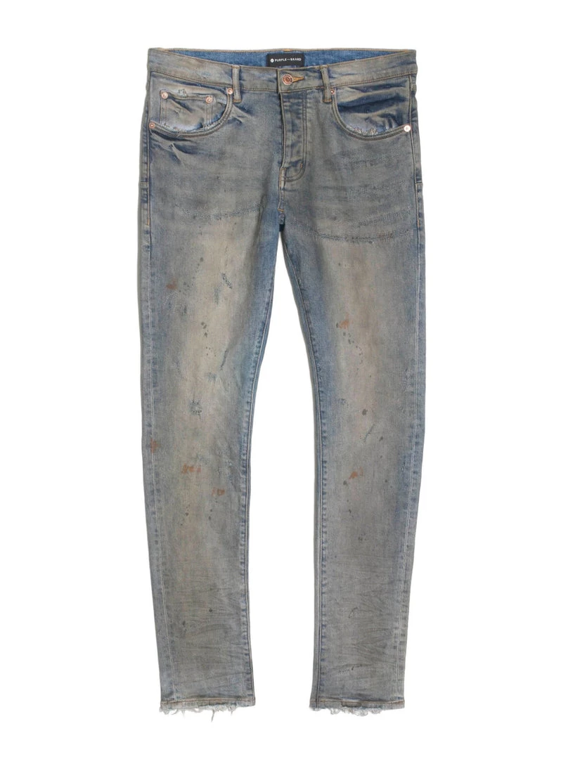 Purple-Brand Jeans - Indigo Oil Repair - P001 Shop All 1 Purple-Brand Jeans - Indigo Oil Repair - P001 Shop All