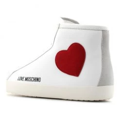 Love Moschino Shoes - Women's High-top Sneakers - White - JA15412G1EI4410A Shop All
