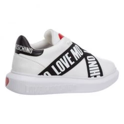 Shop All Moschino Shoes - Women's Shoes Leather Trainers Sneakers - White - JA15264G1EIA110A