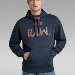 Shop All G-Star Hoodie - Raw Loose - Dk Patriot Blue - D21161-B782-7160