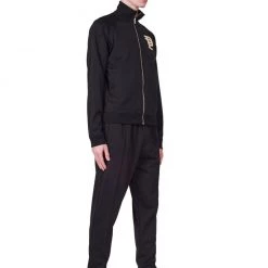 Shop All Purple-Brand Tracksuit - Black Raglan Bullion Patch - P414