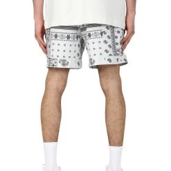 Shop All Purple-Brand Swim Shorts - Ecru Paisley - P504