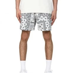 Shop All Purple-Brand Swim Shorts - Ecru Paisley - P504