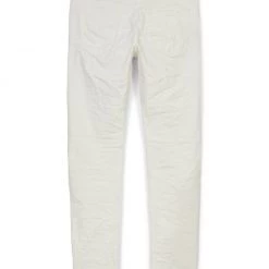 Shop All Purple-Brand Jeans - White Four Pocket Destroy W Silicone Outline - P001