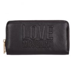 Moschino Wallet - Zip Around Logo - Black - JC5659PP1ELL0000