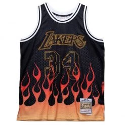 Shop All Mitchell & Ness Jersey - NBA Flames - Lakers