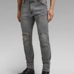Vengeance78 G-star Jeans - 5620 3D Zip Knee Skinny - Sun Faded Moon Grey Scar Restored - D01252-C910-C951 Shop All