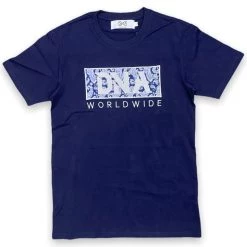 DNA T-Shirt - Worldwide Bandana - Navy Blue New Arrivals