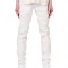Shop All Purple-Brand Jeans - White Four Pocket Destroy W Silicone Outline - P001