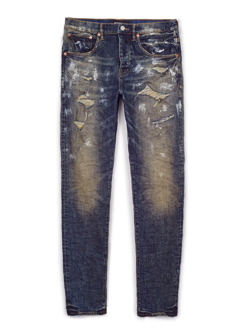 Purple-Brand Jeans - Vintage Dirty White Paint - P002 4 Purple-Brand Jeans - Vintage Dirty White Paint - P002