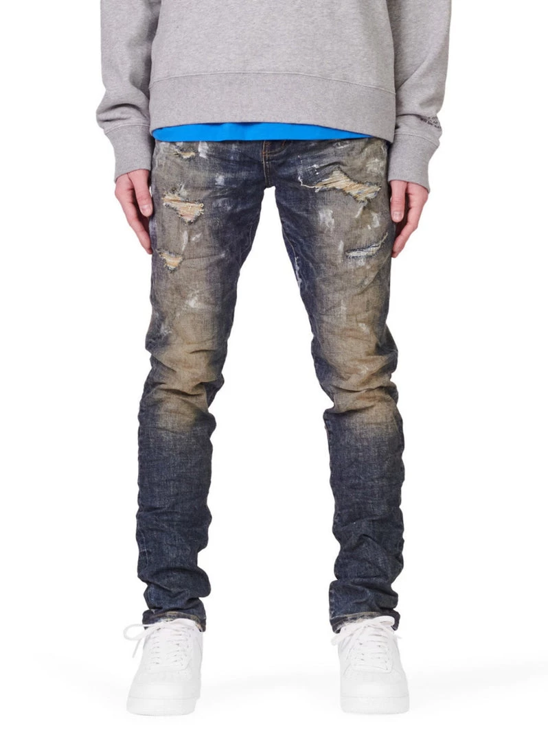 Purple-Brand Jeans - Vintage Dirty White Paint - P002 1 Purple-Brand Jeans - Vintage Dirty White Paint - P002