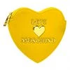 Moschino Wallet - Gold Logo Coin Purse - Yellow - JC5620PP1CLF0400