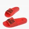 Love Moschino Women Slides - Red Logo Shop All