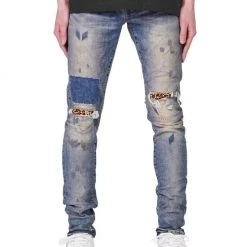 Shop All Purple-Brand Jeans - Mid Indigo Animal Repair - P001
