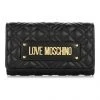 Moschino Wallet - Quilted Large Women Wallet - Black - JC5603PP1DLA0000 Shop All