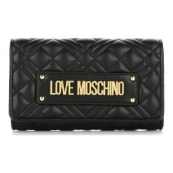 Moschino Wallet - Quilted Large Women Wallet - Black - JC5603PP1DLA0000 Shop All