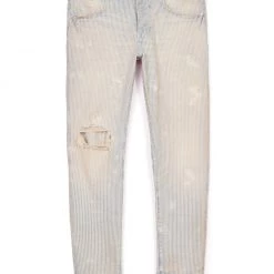 Purple-Brand Jeans - Hickory Stripe Vintage Blowout - P001 6 Purple-Brand Jeans - Hickory Stripe Vintage Blowout - P001