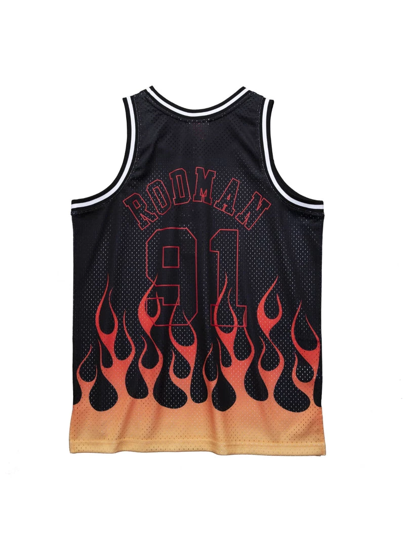 Shop All Mitchell & Ness Jersey - NBA Flames - Bulls 2 Shop All Mitchell & Ness Jersey - NBA Flames - Bulls