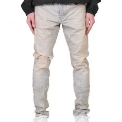 Purple-Brand Jeans - Hickory Stripe Vintage Blowout - P001