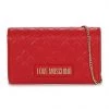 Shop All Moschino Bag - Logo Lettering Quilted Crossbody - Red - JC4079PP1ELA0500