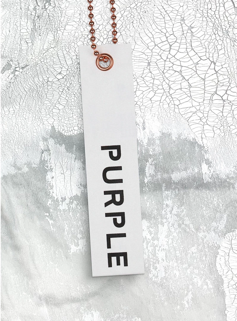 Purple-Brand Jeans - Faded Ecru Crackle - P001 6 Purple-Brand Jeans - Faded Ecru Crackle - P001