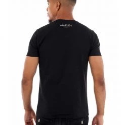 George V T-Shirt - GV Lion - Black-Red - GV-2393