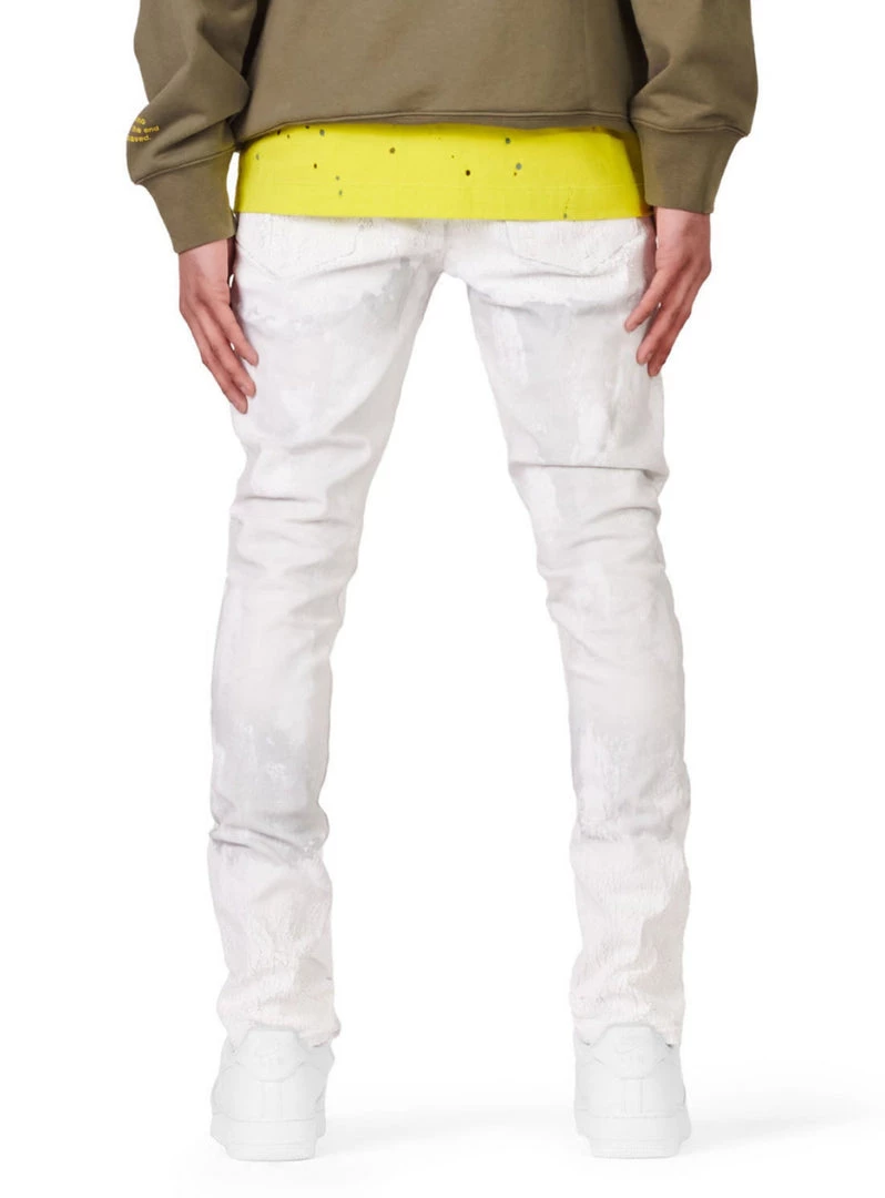 Purple-Brand Jeans - Faded Ecru Crackle - P001 2 Purple-Brand Jeans - Faded Ecru Crackle - P001