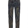 Purple-Brand Jeans - Indigo Brush Stroke Repair - P001 Shop All