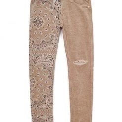 Purple-Brand Jeans - Corduroy Bandana Print Tan - P001 Shop All 8 Purple-Brand Jeans - Corduroy Bandana Print Tan - P001 Shop All