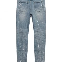 Purple-Brand Jeans - Light Indigo Knee Slit - P001 Shop All