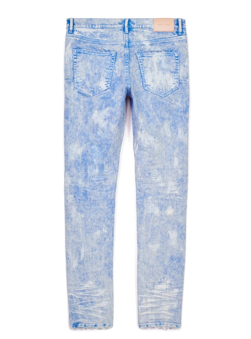 Purple-Brand Jeans - Bright Blue Hard Wax - P001 3 Purple-Brand Jeans - Bright Blue Hard Wax - P001