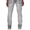 Purple-Brand Jeans - Vintage Grey Pressed Wax - P001