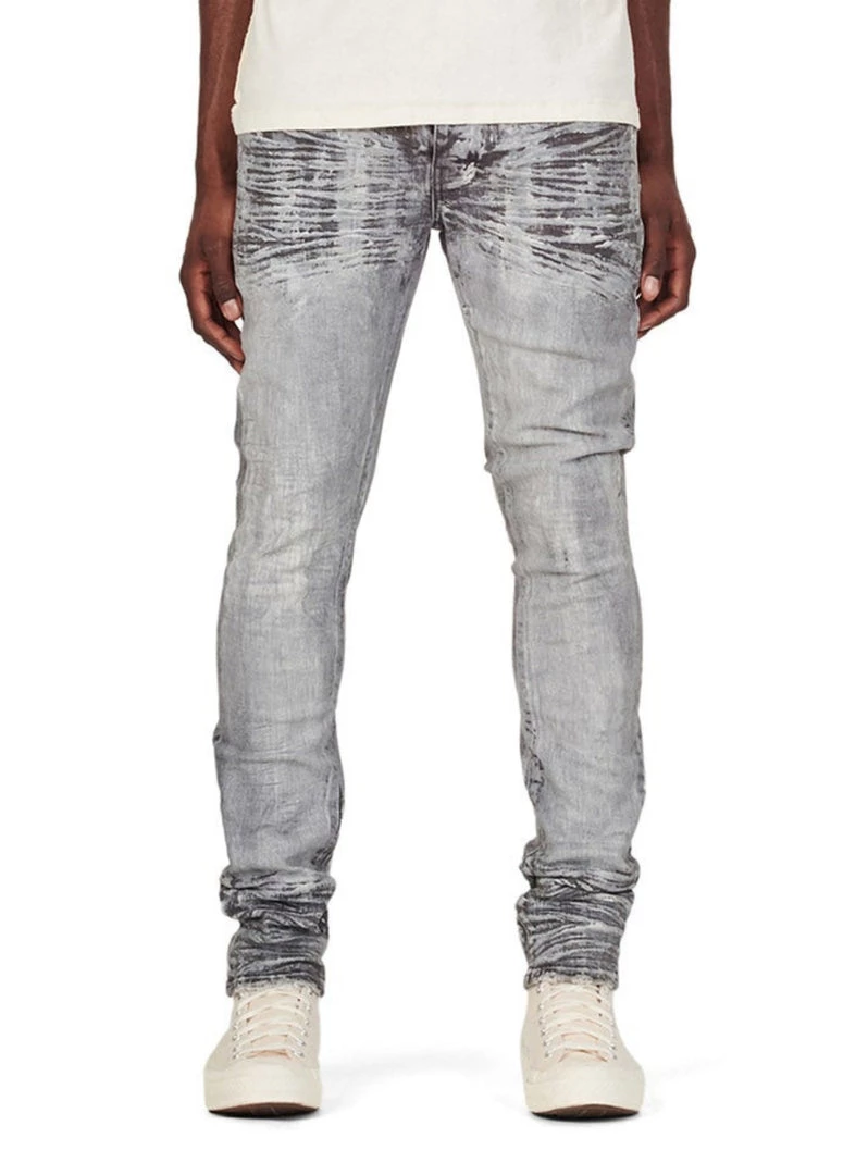 Purple-Brand Jeans - Vintage Grey Pressed Wax - P001 1 Purple-Brand Jeans - Vintage Grey Pressed Wax - P001